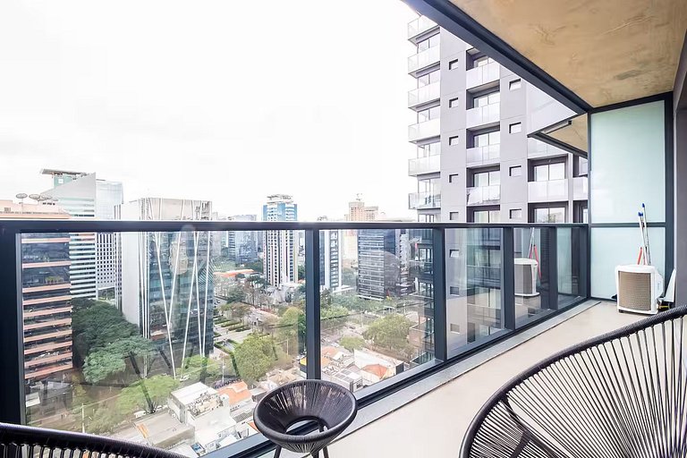 New apartment, complete Vila Olímpia WIFI+AC+TV Smart