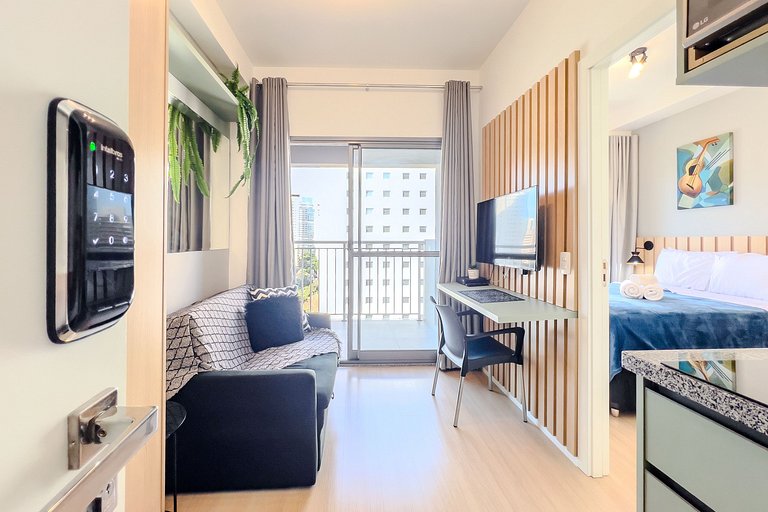 NIT1201_ Apto dorm, novo e moderno na Vila Olimpia
