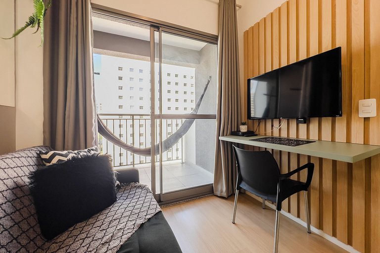 NIT1201_ Apto dorm, novo e moderno na Vila Olimpia
