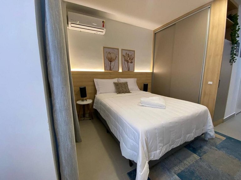 TD714_Apto moderno em Moema, com WIFI+AC+TV Smart