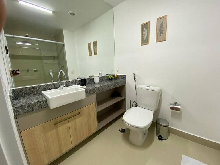TD714_Apto moderno em Moema, com WIFI+AC+TV Smart