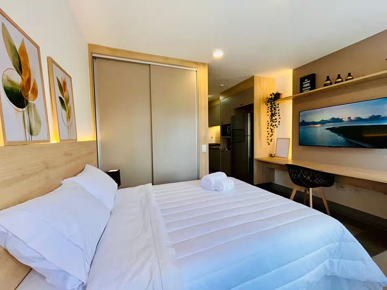 TD716_Apto novo em Moema, com WIFI+AC+TV Smart