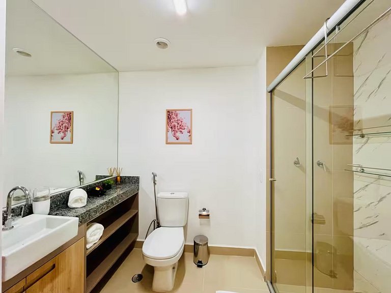 TD716_Apto novo em Moema, com WIFI+AC+TV Smart