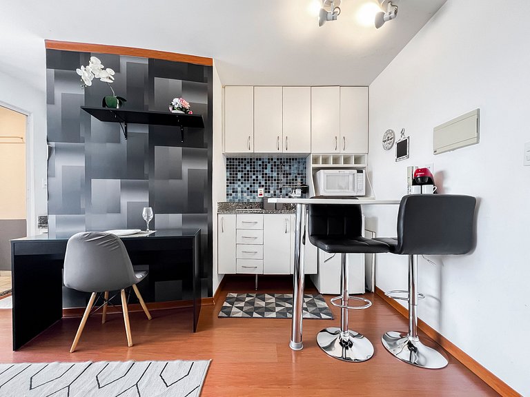 SH170_Apartamento estiloso próximo Av. Paulista