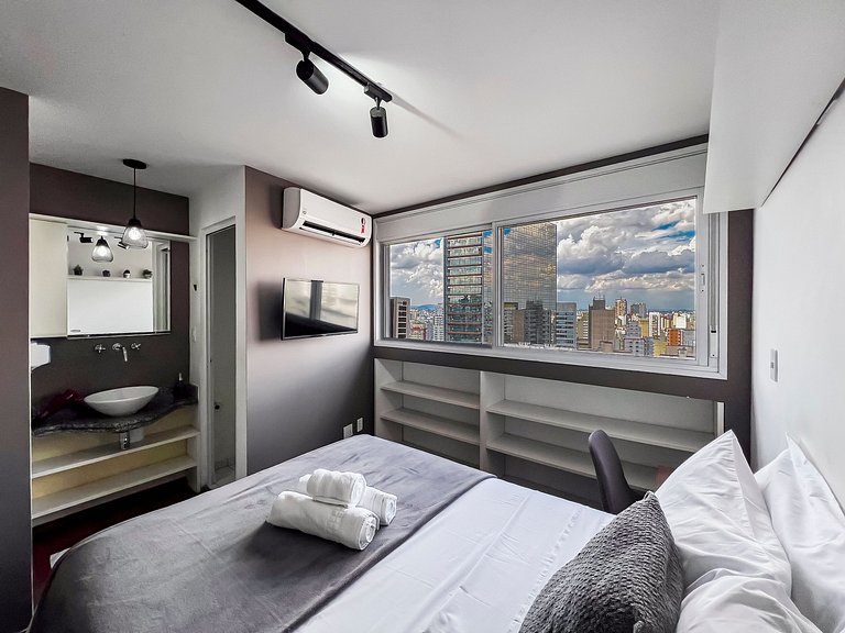 SH177_Apartamento completo próximo Av. Paulista