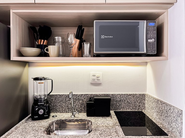 BV405_ Apartamento novo, moderno e bem equipado