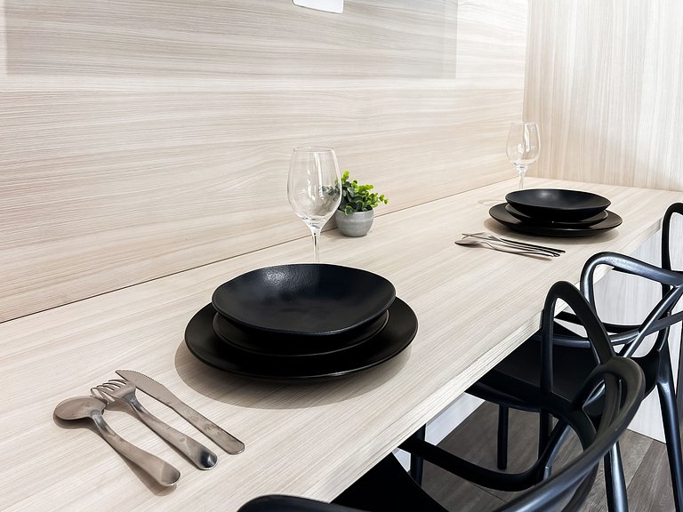 BV405_ Apartamento novo, moderno e bem equipado