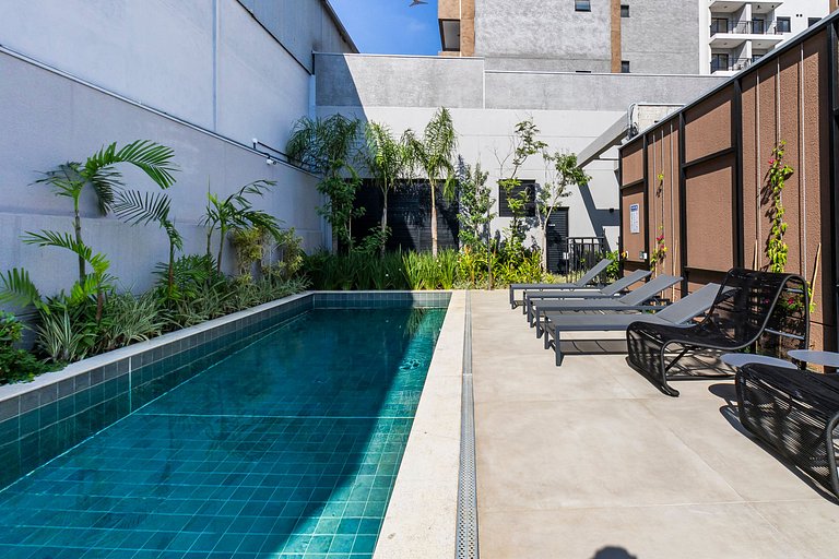 Belo apto com varanda em Indianapolis