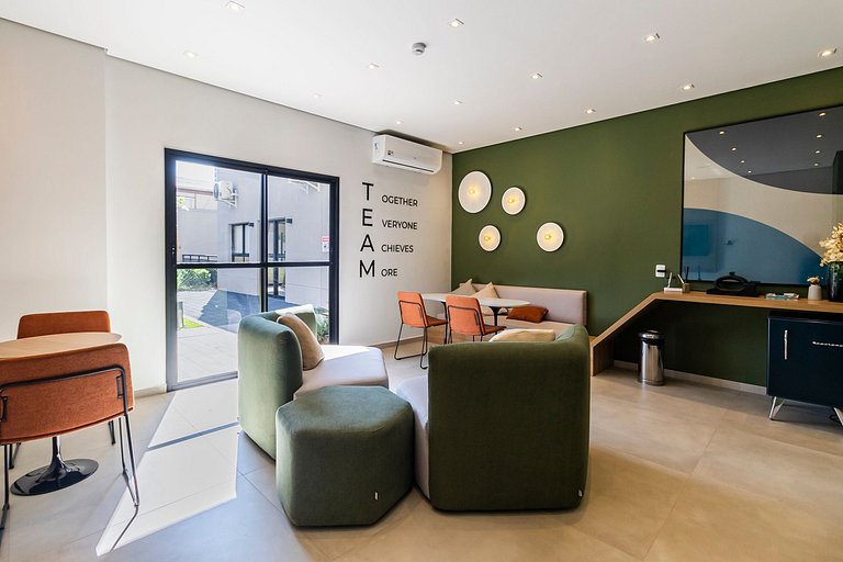 NON106_Apartamento completo e moderno em Moema