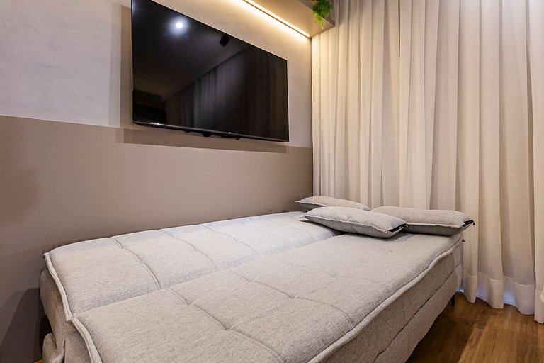 FC911_Apartamento moderno, ideal para sua estadia