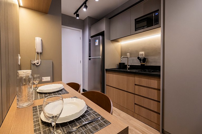 FC911_Apartamento moderno, ideal para sua estadia