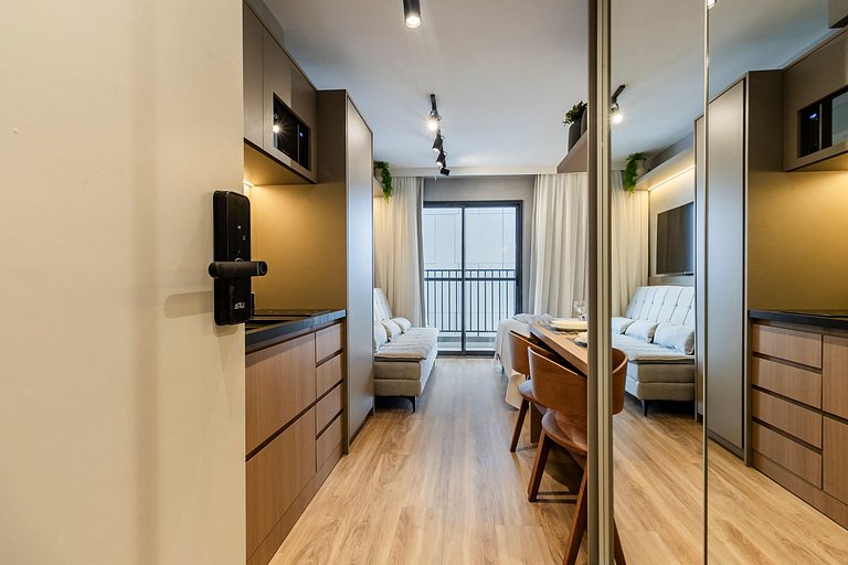 FC911_Apartamento moderno, ideal para sua estadia