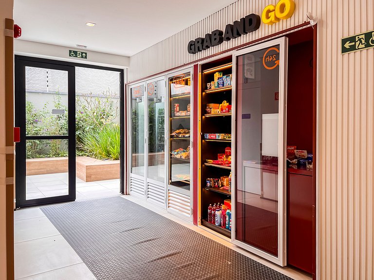 Studio moderno com vista aberta na Vila Olímpia