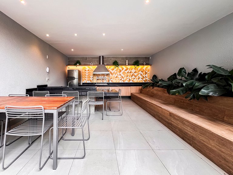 Studio moderno com vista aberta na Vila Olímpia