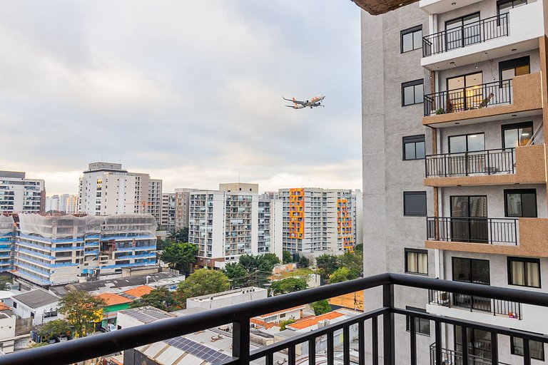 NON1018_Apto novo, moderno e completo em Moema