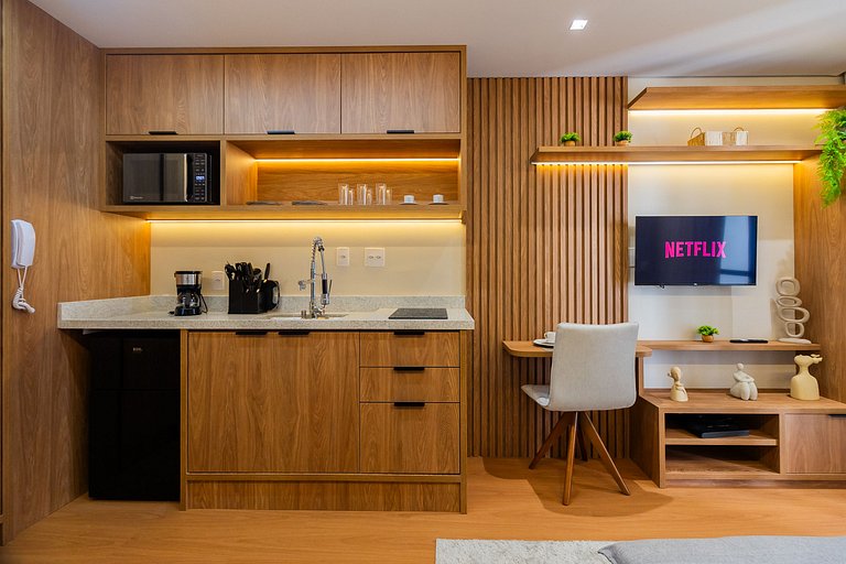 FC301_Apartamento 1 dorm, moderno em Pinheiros