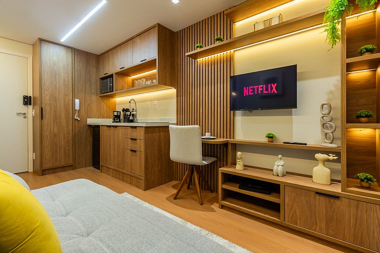 FC301_Apartamento 1 dorm, moderno em Pinheiros