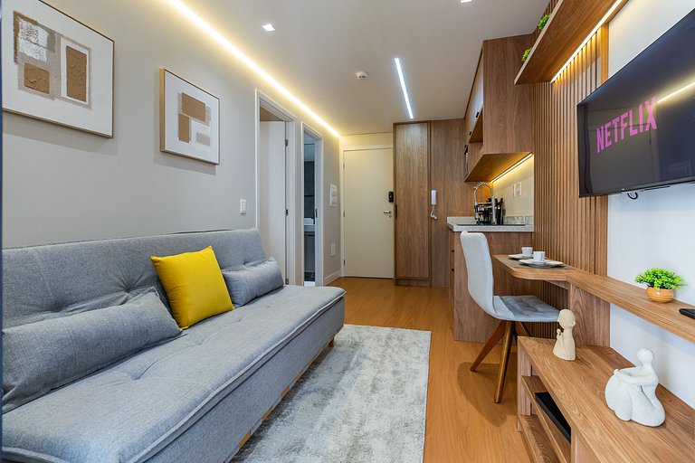 FC301_Apartamento 1 dorm, moderno em Pinheiros