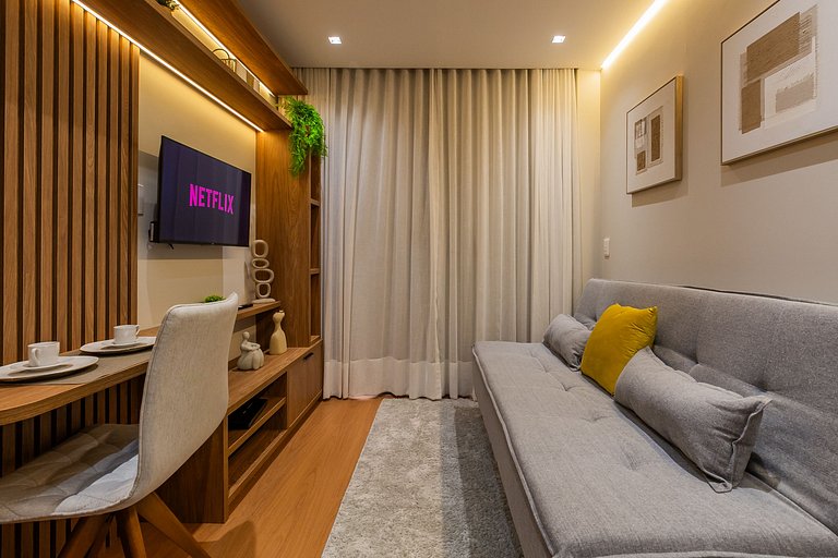 FC301_Apartamento 1 dorm, moderno em Pinheiros