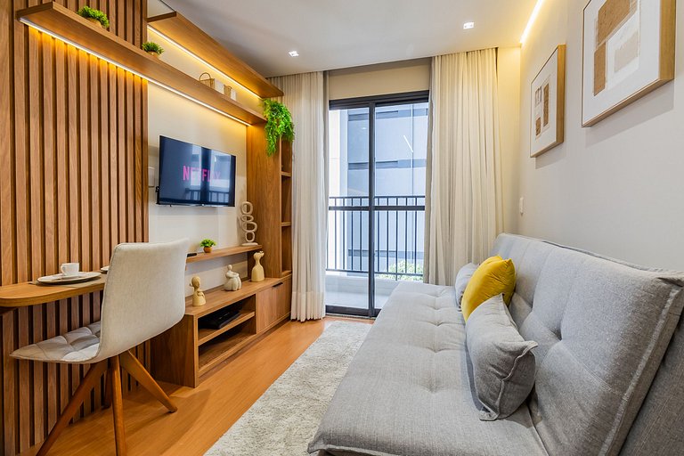FC301_Apartamento 1 dorm, moderno em Pinheiros
