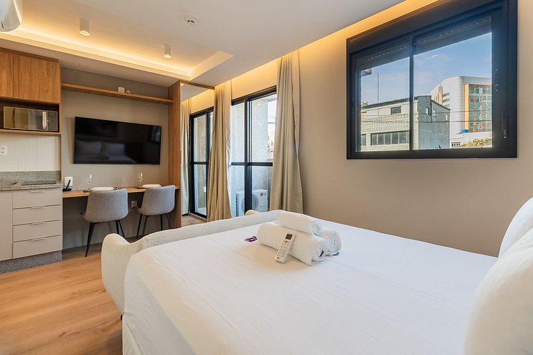 NON106_Apartamento completo e moderno em Moema