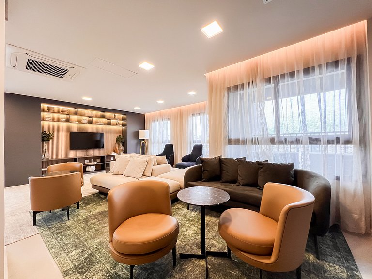 BR123_ Apartamento moderno, ideal para sua estadia