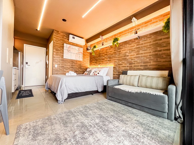 BR123_ Apartamento moderno, ideal para sua estadia