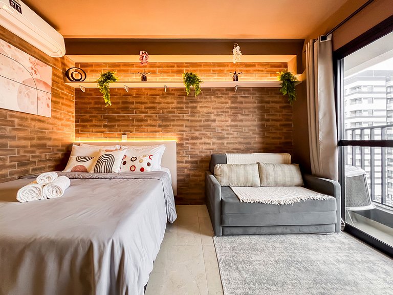BR123_ Apartamento moderno, ideal para sua estadia