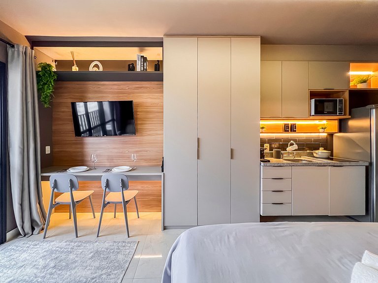BR123_ Apartamento moderno, ideal para sua estadia
