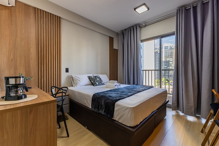 FL606_ Apartamento funcional, próximo Faria Lima