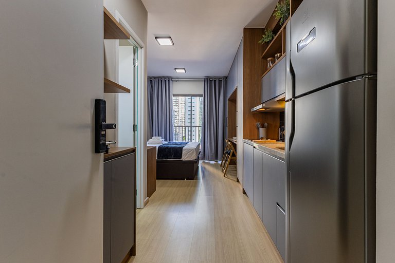 FL606_ Apartamento funcional, próximo Faria Lima