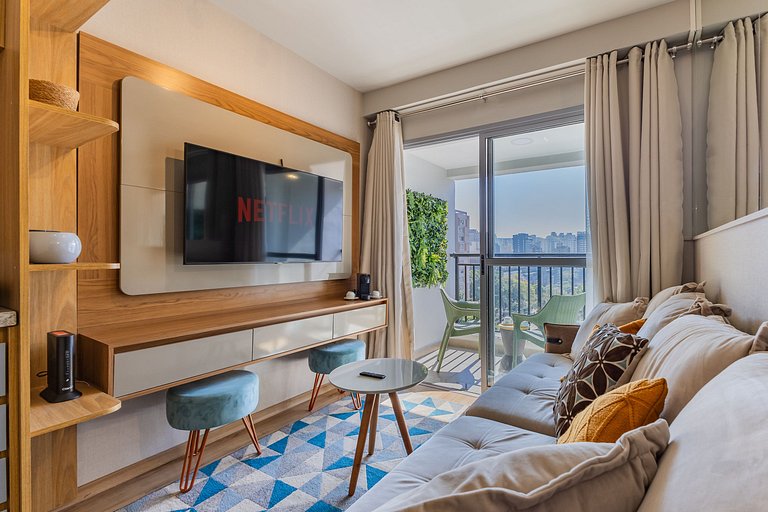 NOI903_ 1 dorm. Moderno, AC, Wi-Fi