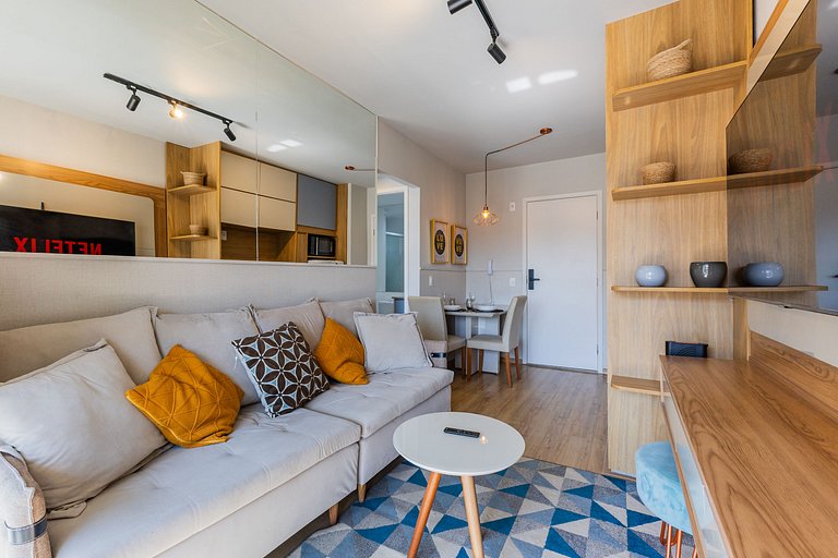 NOI903_ 1 dorm. Moderno, AC, Wi-Fi