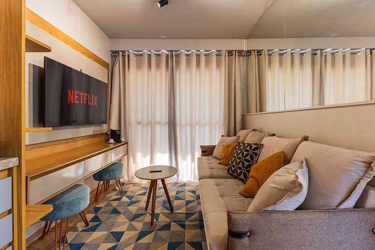 NOI903_ 1 dorm. Moderno, AC, Wi-Fi
