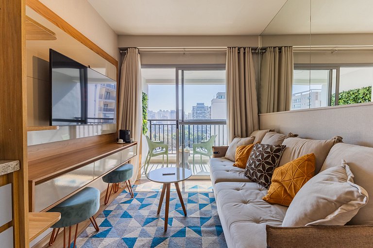 NOI903_ 1 dorm. Moderno, AC, Wi-Fi