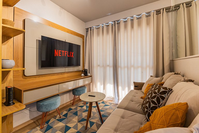 NOI903_ 1 dorm. Moderno, AC, Wi-Fi