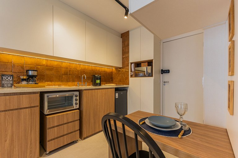FC304_Apartamento 1 dorm, completo, em Pinheiros