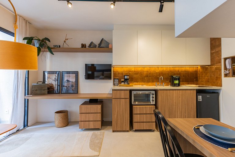 FC304_Apartamento 1 dorm, completo, em Pinheiros
