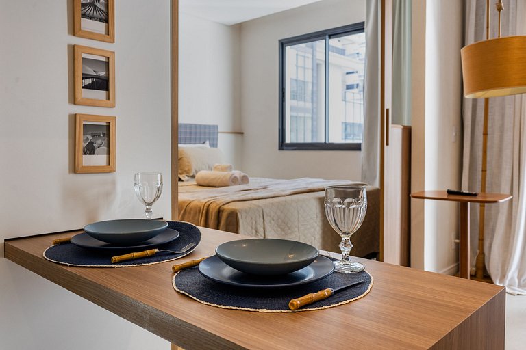 FC304_Apartamento 1 dorm, completo, em Pinheiros