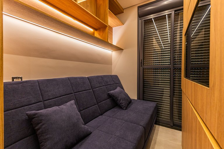 GL616_ Moderno, 1 dorm. no melhor da Liberdade