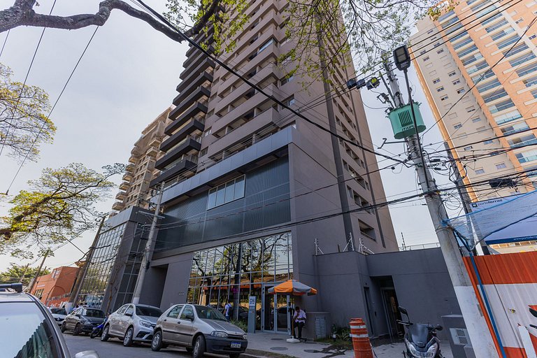 Belo studio c/ cama queen na Vila Olimpia