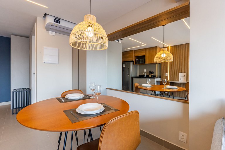 Belo studio c/ cama queen na Vila Olimpia