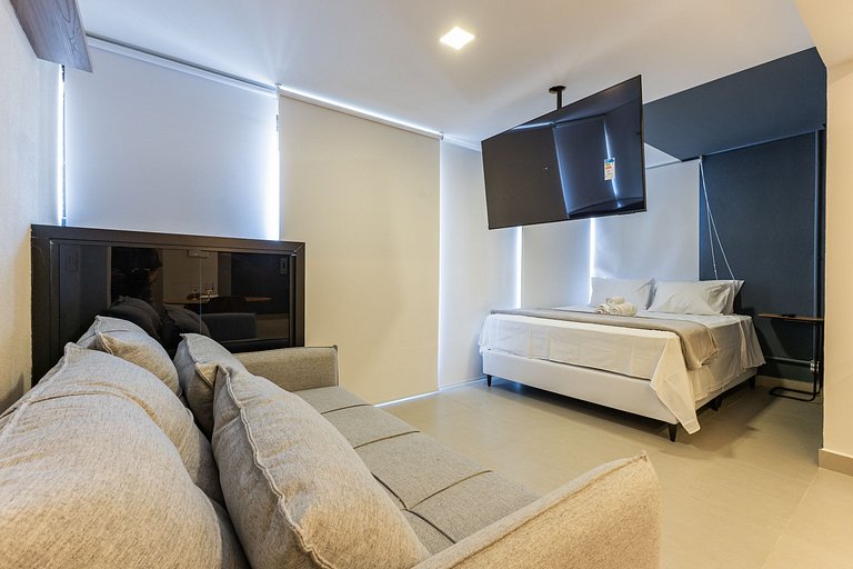Belo studio c/ cama queen na Vila Olimpia