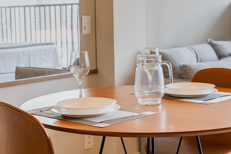 Belo studio c/ cama queen na Vila Olimpia