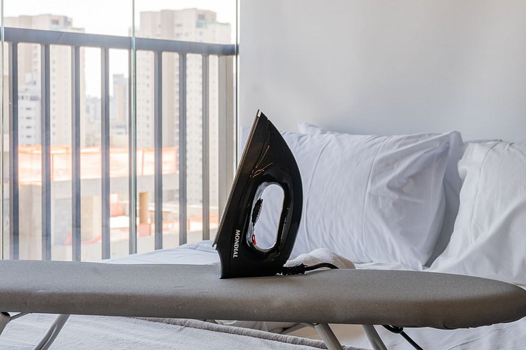 Belo studio c/ cama queen na Vila Olimpia