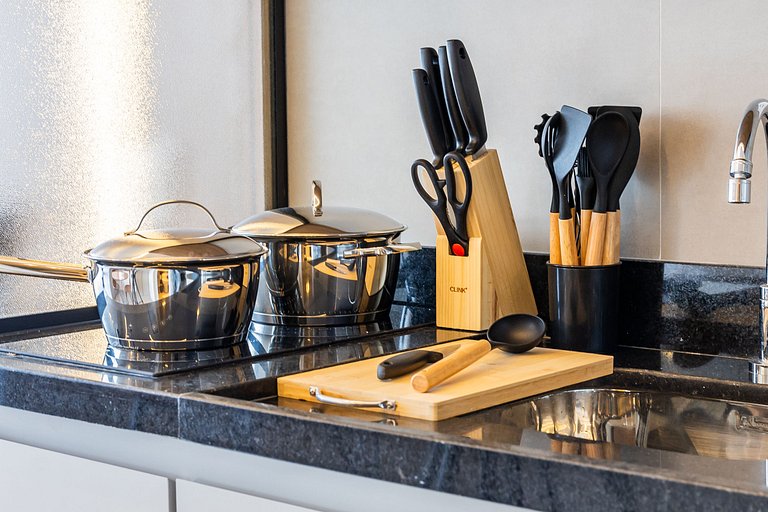 Belo studio c/ cama queen na Vila Olimpia