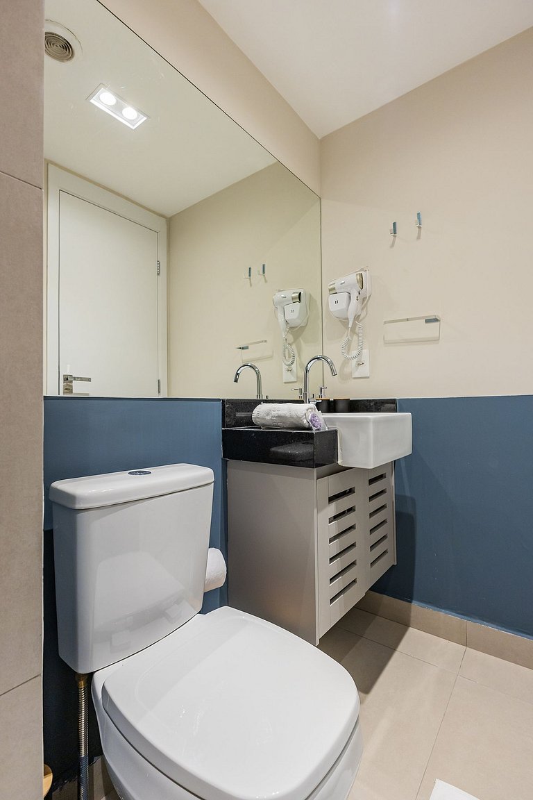 Belo studio c/ cama queen na Vila Olimpia