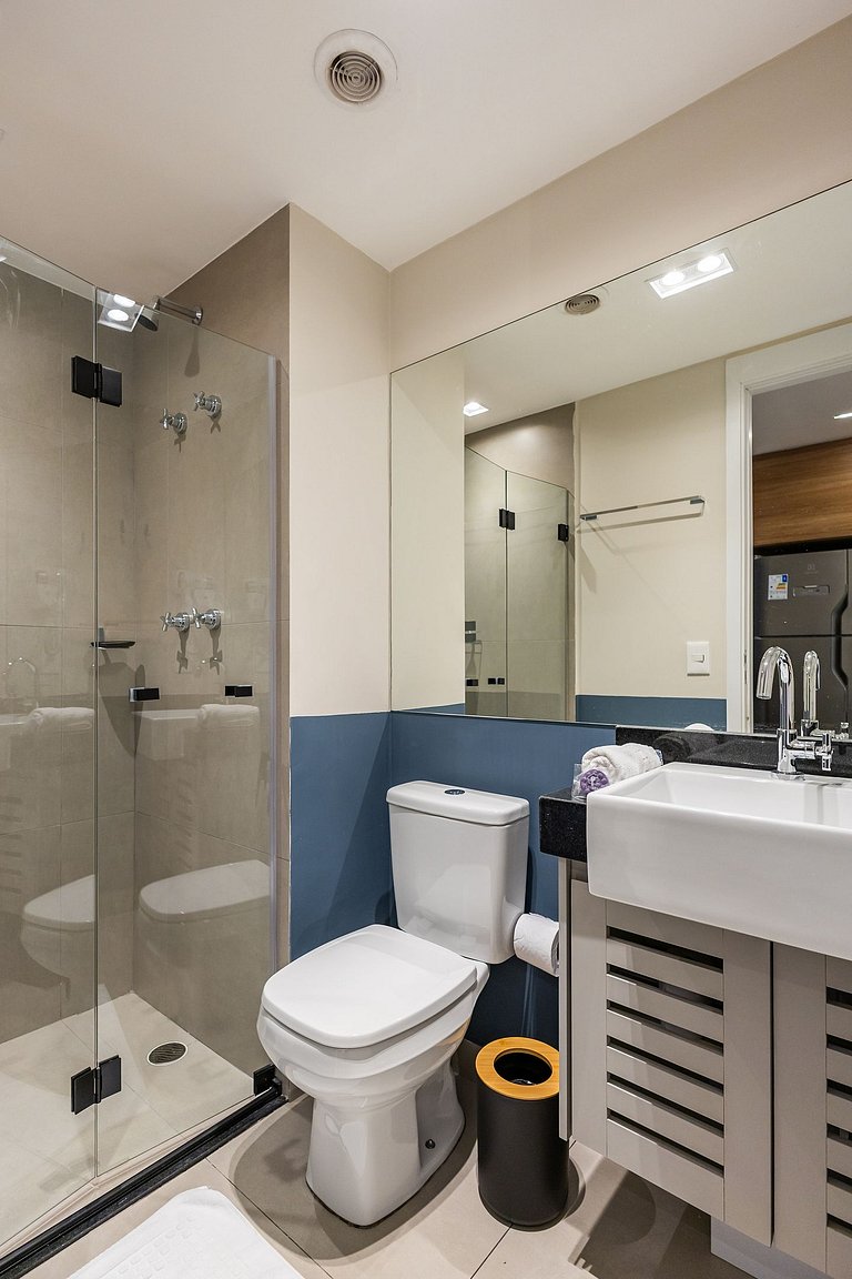 Belo studio c/ cama queen na Vila Olimpia