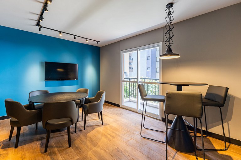 Charmoso studio na Cardeal Arcoverde