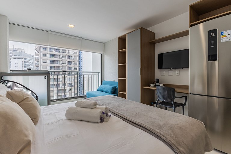 Charmoso studio a 100m da Estação Vl. Madalena